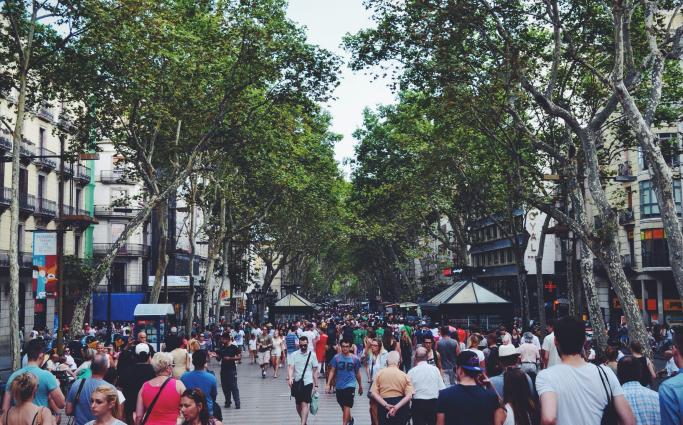 People Walking in Market