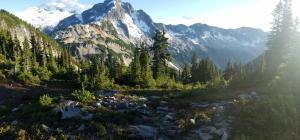 Mountains in the distance